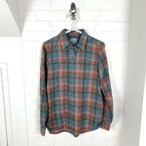 REI Cooperative Men’s Plaid Cotton Flannel Button Down Shirt Size S